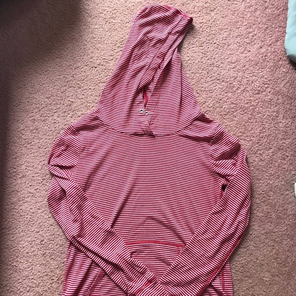 Striped Hoodie/Long Sleeve!